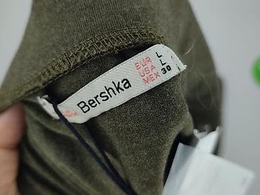 clothes green: Bershka, Spódnica damska, rozmiar L — 4