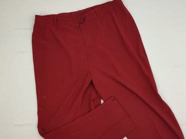 duże rozmiary ekskluzywne sukienki plus size: Material trousers for women, size 6XL (EU 52) — 1