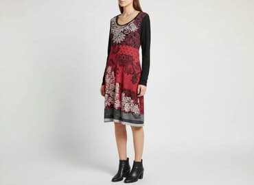 tanie sukienki długi rękaw: BYoung, Sukienka damska, rozmiar L — 7