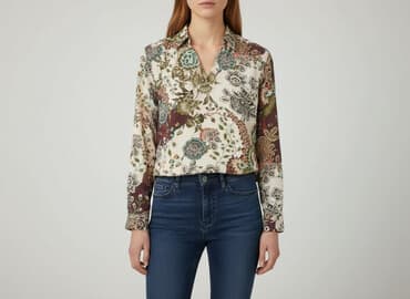 czerwona kurtka damska reserved: Reserved, Bluzka damska, rozmiar L — 6