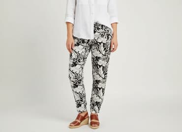 spodnie w krowie laty: Amisu, Spodnie materiałowe damskie, M — 6