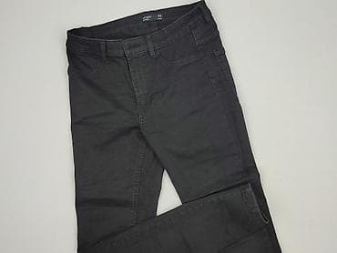 czarne cargo pull and bear: Sinsay, Jeans for women, size L — 1