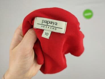 czerwone długie sukienki: Papaya, Sukienka damska, rozmiar M — 4