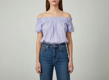 bluzka z odkrytym ramieniem allegro: Lc Waikiki, Bluzka damska, rozmiar L — 7