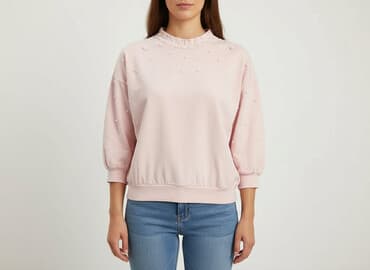 biała jedwabna bluzka damska: Bluza damska
, rozmiar S — 6