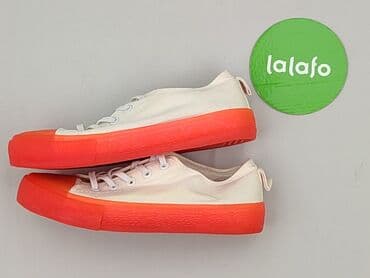 buty z białą podeszwą na wf: Reserved, Trampki damskie, rozmiar 35 — 3