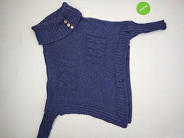 falowany: Ponczo damskie, rozmiar One size — 2