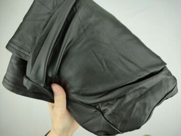 materiałowe spodnie z wysokim stanem lata 80: Spodnie materiałowe damskie, rozmiar L — 7