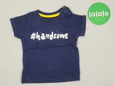 pajacyk z weluru: T-shirt, 6-9 months, condition - Good — 2