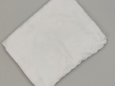 elegancka pościel: Obrus 124 x 156, kolor - Biały, stan - Bardzo dobry — 1