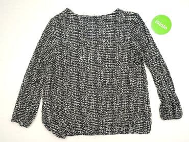 bluzka w kratę czarno biala: Bluzka damska, rozmiar S — 3