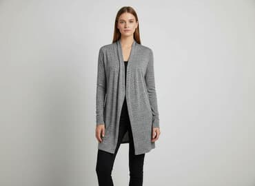 długi sweter sukienki: Kardigan damski, rozmiar M — 8