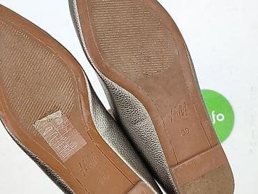 hm klapki gumowe: H&M, Balerinki damskie, rozmiar 39 — 4