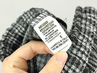 rajstopy aldi: Damskie spodnie w kratę – czarno‑białe, zwężane - Krój: dopasowane — 4