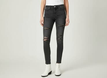 odzież używana sklepy: River Island, Jeansy damskie, S — 6