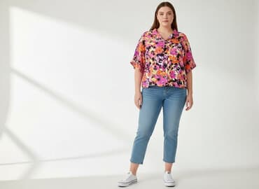 bluzki nietoperz plus size: Bluzka damska, rozmiar 2XL — 6