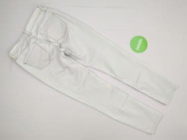 biała obcisła koszulka: Jeansy damskie, rozmiar S — 3