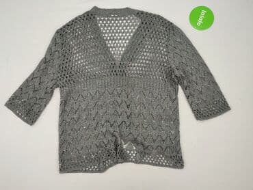 sweter z dekoltem v: Kardigan damski, rozmiar XL — 4