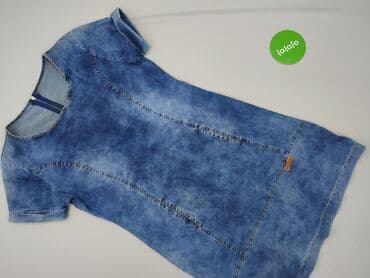 sukienki dżinsowe dla puszystych: Sukienka damska, rozmiar M — 2