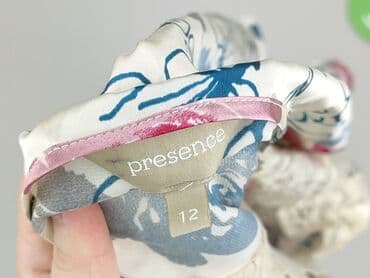 top z piórami czarny: Bluzka damska, L — 4