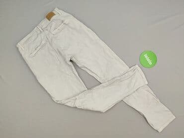 legginsy woskowane wysoki stan: Spodnie materiałowe damskie, rozmiar L — 3