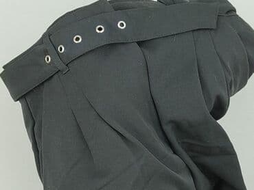 czarne sandały na obcasie allegro: Mohito, Spodnie materiałowe damskie, S — 7