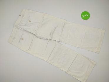 spodnie jeans drill: Spodnie materiałowe damskie, rozmiar L — 3