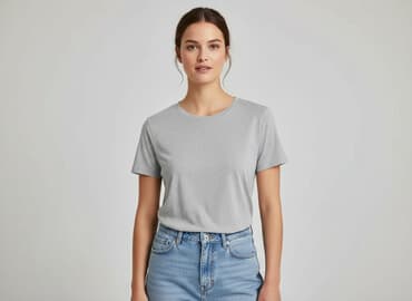 t shirt basic uniqlo: T-shirt damski, rozmiar M — 1