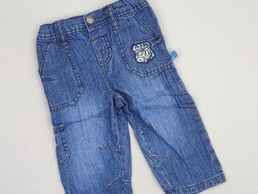 baggiest jeans: Spodnie jeansowe, Okay, 9-12 miesięcy, stan - Idealny — 1