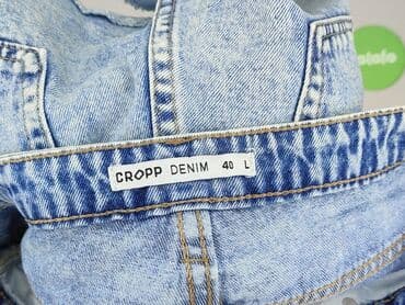 jeansy cropped damskie: Cropp, Szorty damskie, rozmiar L — 4