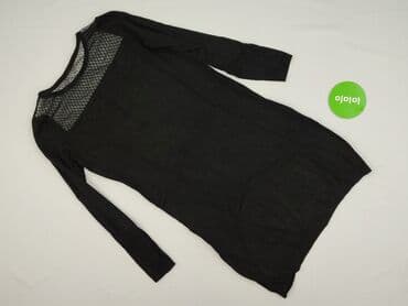 czarne bluzki siateczka: CAMAIEU, T-shirt damski, rozmiar M — 3