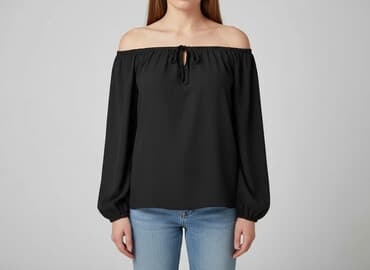 latynka bluzki długi rękaw: Bluzka damska, rozmiar M — 6