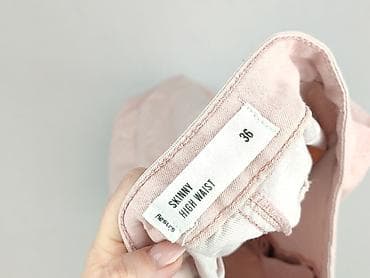 obcisłe dżinsy: Spodnie materiałowe damskie, rozmiar S — 4