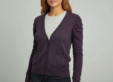 pikowane sukienki: Kardigan damski, rozmiar S — 7