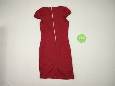 czerwone sukienki plus size: Sukienka damska, rozmiar M — 3