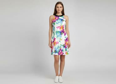 kolorowe body: Sukienka damska, rozmiar S — 5