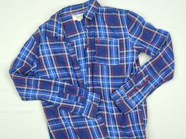 sukienka na wesele 164: Shirt 13 years, condition - Perfect, pattern - Cell, color - Blue — 1