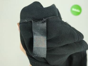 czarne t shirty w serek damskie: F&F, T-shirt damski, rozmiar L — 5