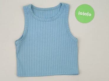 koszulka z prazkowanej dzianiny: Top damski, rozmiar S — 2