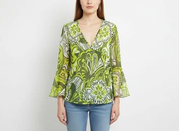 zielone eleganckie bluzki: Promiss, Bluzka damska, rozmiar S — 6