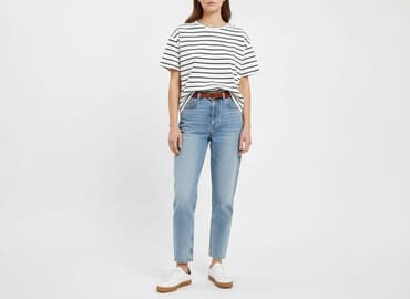 reserved koszulka w paski: Reserved, T-shirt damski, rozmiar L — 1