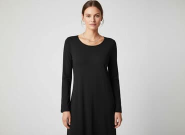 sukienki basicowe: H&M Basic, Sukienka damska, rozmiar L — 7