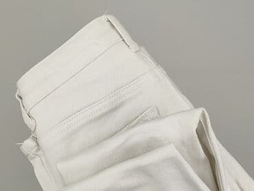 biale szerokie jeansy: Redial, Jeansy damskie, rozmiar M — 6