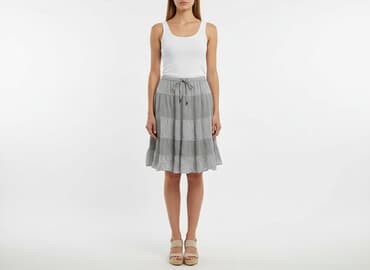 plisowane spódnice szara: Spódnica damska, rozmiar S — 6