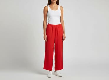 lidl sukienka z wiskozy: H&M, Spodnie materiałowe damskie, M — 6