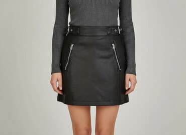 forever 21 spódniczka skórzane: Miss Selfridge, Spódnica damska, rozmiar XS — 8