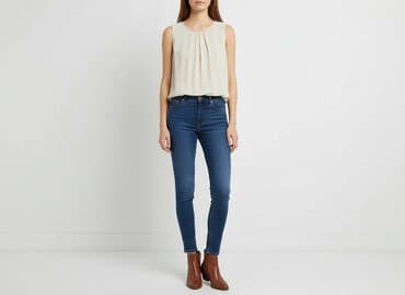 sukienka damska ecru: Sukienka damska, rozmiar S — 1