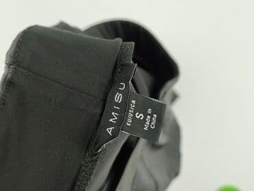 legginsy z eko skóry ocieplane: Amisu, Legginsy Ze skóry ekologicznej damskie, rozmiar S — 4