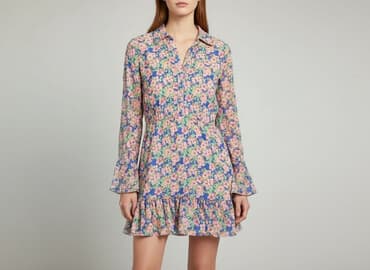 sukienka midi w kwiaty na wesele: Reserved, Сукня жіноча, розмір M — 1