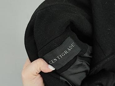 plaszcz wiosenny: Płaszcz męski Centigrade, kolor czarny, rozmiar XL. - Krój: klasyczny — 5